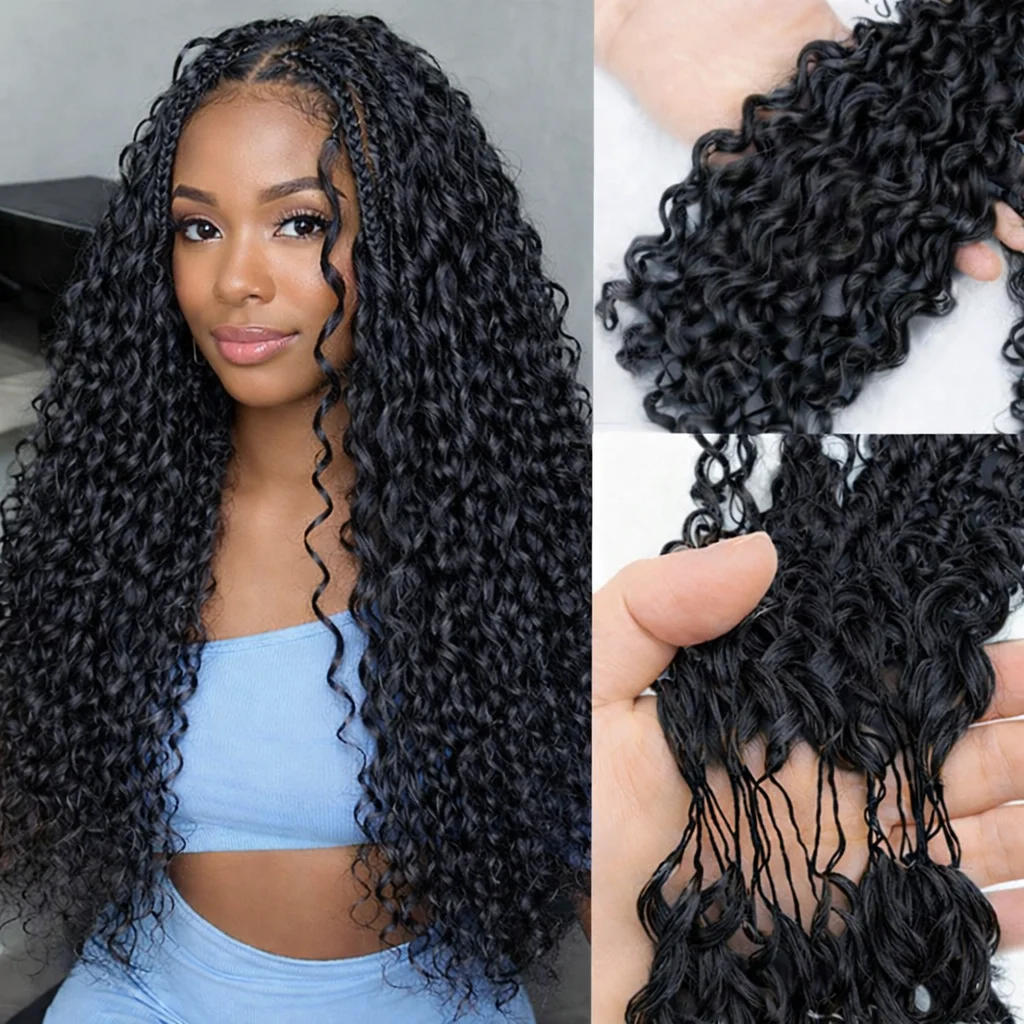 Натуральные черные волосы Deep Wave Crochet, без узлов, предварительно разделенные, для плетения косичек и твистов.
Натуральные черные волосы Deep Wave Crochet, без узлов, предварительно разделенные, для плетения косичек и твистов.