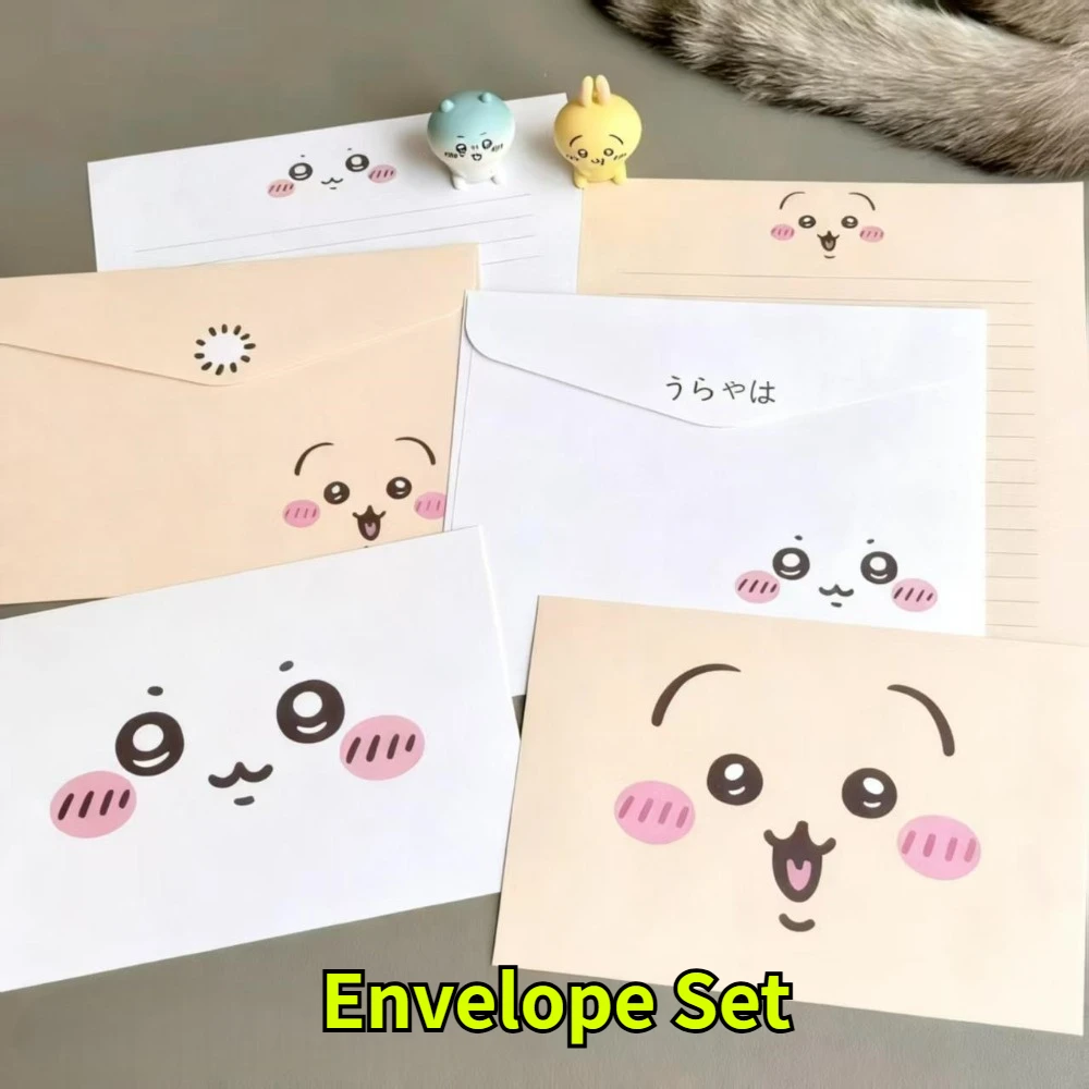 Chiikawa Cute Letter Set with Envelopes, Kawaii Cartoon Stationery for Handwritten Notes, Sweet & Lovely Gift
Chiikawa Cute Letter Set with Envelopes, Kawaii Cartoon Stationery for Handwritten Notes, Sweet & Lovely Gift
