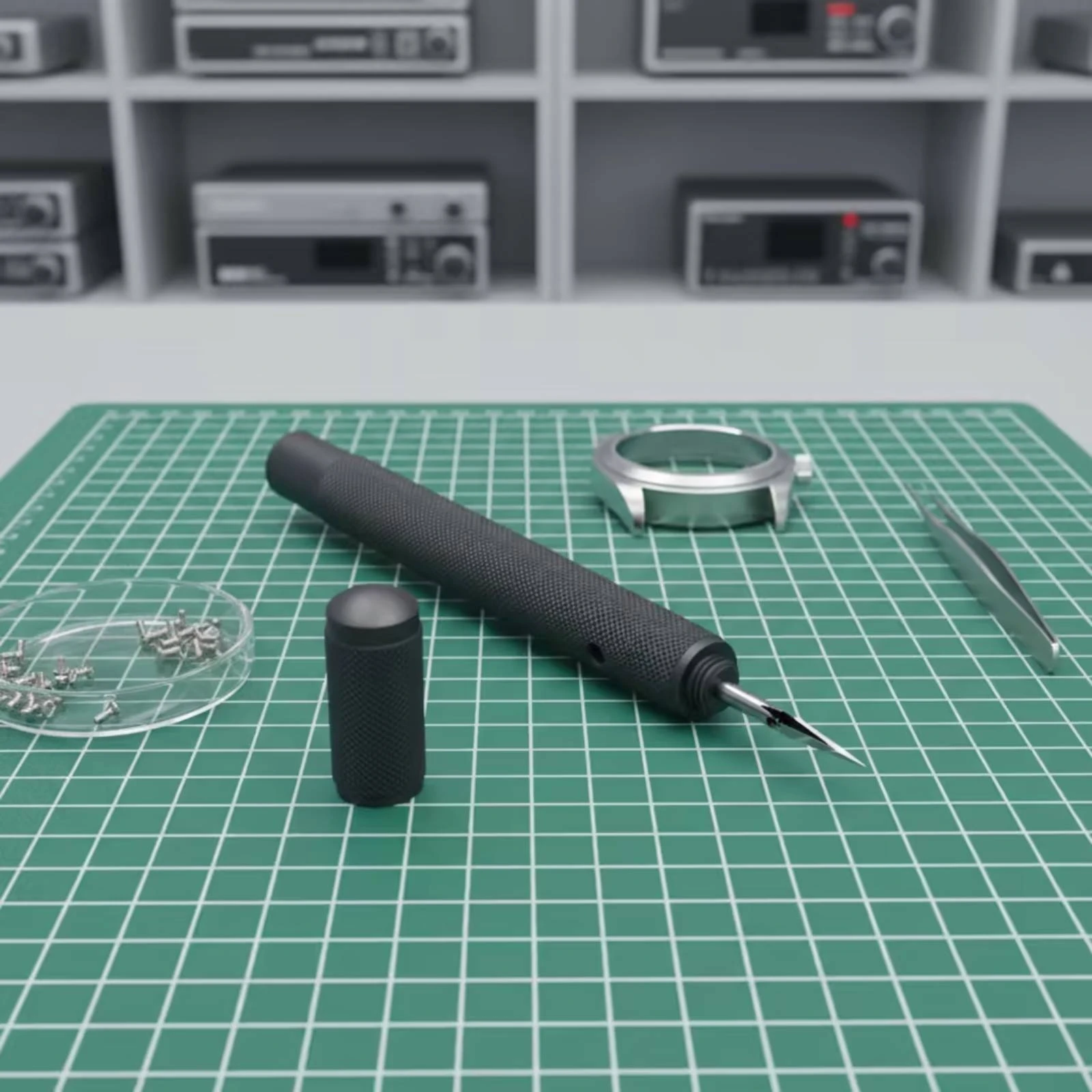 Watch Repair Tool with Non-slip Metal Handle Precision Instrument for Delicate Watch Servicing
Watch Repair Tool with Non-slip Metal Handle Precision Instrument for Delicate Watch Servicing
