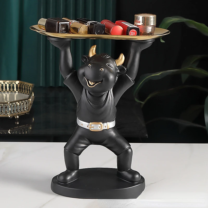 Tray Lucky Cow Living Room Key Storage Company Table Office Decorations Year of Ox Zodiac Crafts
Tray Lucky Cow Living Room Key Storage Company Table Office Decorations Year of Ox Zodiac Crafts