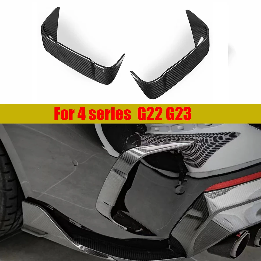 For BMW 4 Series G22 G23 2020+ 425 430i Carbon Fiber Car Rear Bumper Splitter Spoiler Canard Air Knife Surround Trim Body Kit
For BMW 4 Series G22 G23 2020+ 425 430i Carbon Fiber Car Rear Bumper Splitter Spoiler Canard Air Knife Surround Trim Body Kit