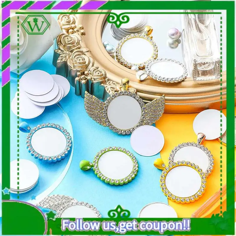 Latest-Sublimation Blank Aluminum Stickers Set Round Blank Bezel Pendant Tray Aluminum Sheet, Sublimation Blank Discs (200Pcs)
Latest-Sublimation Blank Aluminum Stickers Set Round Blank Bezel Pendant Tray Aluminum Sheet, Sublimation Blank Discs (200Pcs)