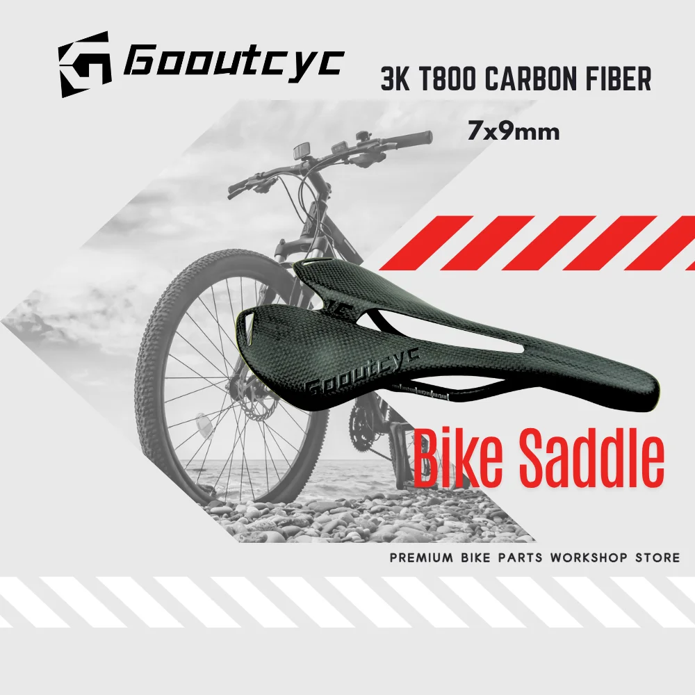 Gooutcyc Mountain BIKE 3k PLAID SADDLE MTB/Road Bicycle Carbon Fiber Extra light Saddle Bike Seat Cushion BIKE parts
Gooutcyc Mountain BIKE 3k PLAID SADDLE MTB/Road Bicycle Carbon Fiber Extra light Saddle Bike Seat Cushion BIKE parts