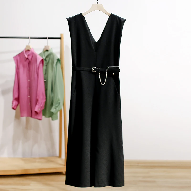 Spring 2026 Women's Casual Svel Drapey Jumpsuit High Waist Long Pants Polyester Fabric Comfortable Commute Sle Jumpsuit
Spring 2026 Women's Casual Svel Drapey Jumpsuit High Waist Long Pants Polyester Fabric Comfortable Commute Sle Jumpsuit