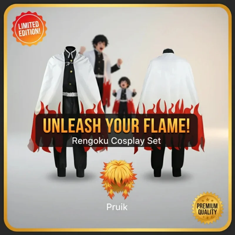 ▶❤Anime Rengoku Kyoujuru Kimono Cosplay Costume Halloween Party Uniform Wig Set for Adults Kids❤◀
▶❤Anime Rengoku Kyoujuru Kimono Cosplay Costume Halloween Party Uniform Wig Set for Adults Kids❤◀