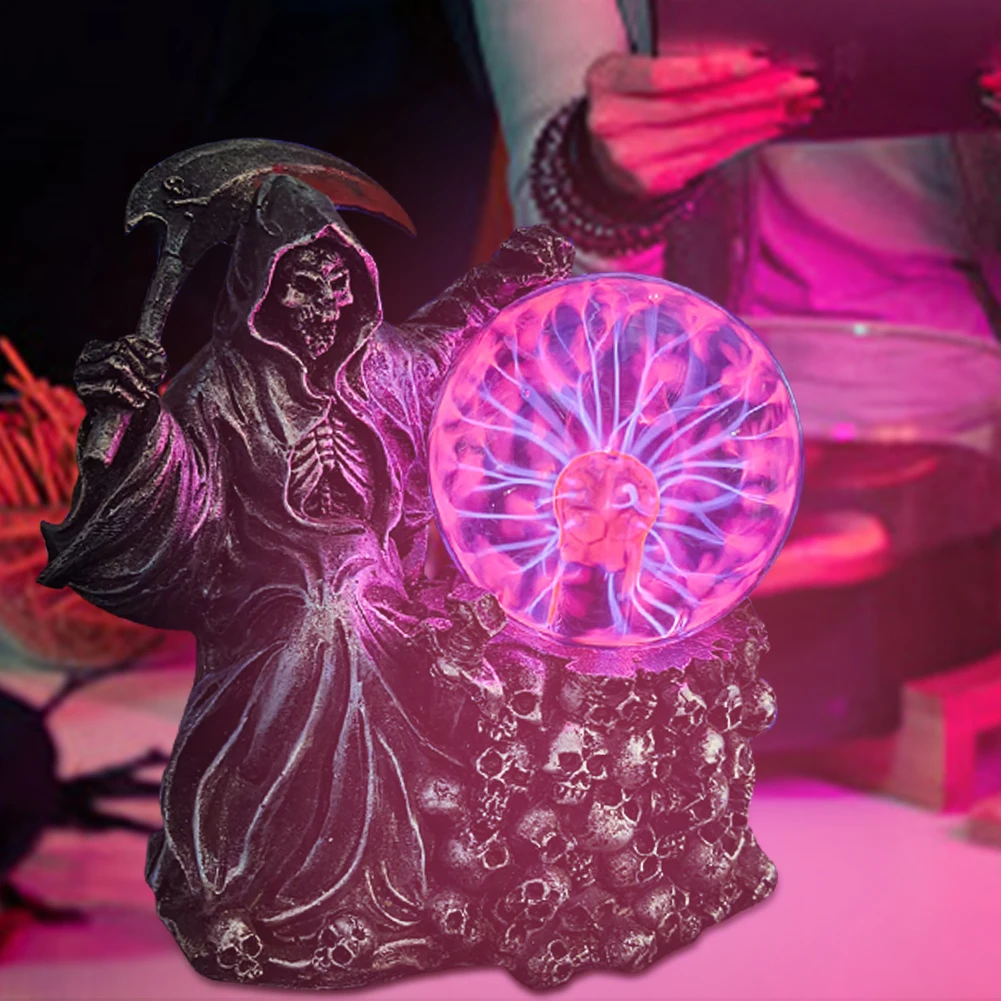 Halloween Grim Reaper Skeleton Figurine Touch Sensing Spooky Grim Reaper Decor Dead Grim Reaper Statue Haunted House Decoration
Halloween Grim Reaper Skeleton Figurine Touch Sensing Spooky Grim Reaper Decor Dead Grim Reaper Statue Haunted House Decoration