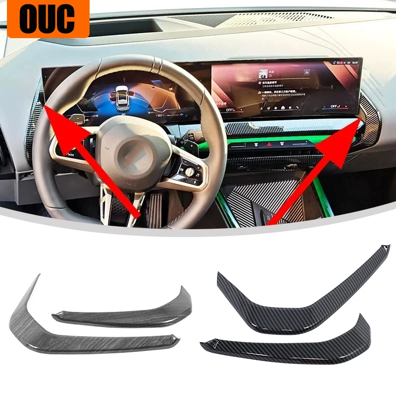 ABS Carbon Fiber Car Central Console Screen Side Trim Strip Interior Decorative Stickers For BMW X3 G45 2025 Auto Accessoreis
ABS Carbon Fiber Car Central Console Screen Side Trim Strip Interior Decorative Stickers For BMW X3 G45 2025 Auto Accessoreis