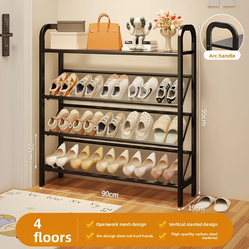 New model Steel shoe rack household door simple storage space saving metal multi-layer narrow shoe cabinet
New model Steel shoe rack household door simple storage space saving metal multi-layer narrow shoe cabinet