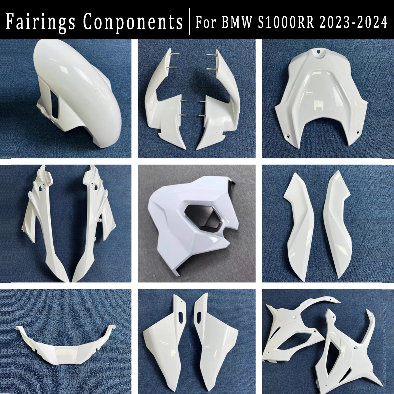 Для BMW S1000RR 2023 2024, обтекатель мотоцикла, детали обтекателя, аксессуары для мотоциклов
Для BMW S1000RR 2023 2024, обтекатель мотоцикла, детали обтекателя, аксессуары для мотоциклов