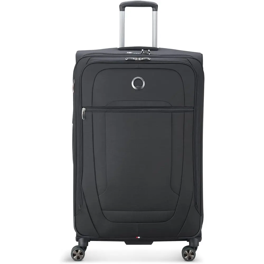 Expandable Large 29 Inch Black Checked Spinner Luggage with Wheels
Expandable Large 29 Inch Black Checked Spinner Luggage with Wheels