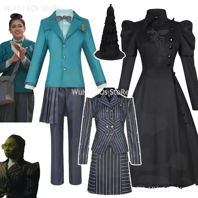 Парик Wicked Witches, халат ведьмы, костюм Эльфабы для косплея, униформа, платье Gotic Movie, женские вечерние ролевые игры; 3,k8't, 
Парик Wicked Witches, халат ведьмы, костюм Эльфабы для косплея, униформа, платье Gotic Movie, женские вечерние ролевые игры; 3,k8't,