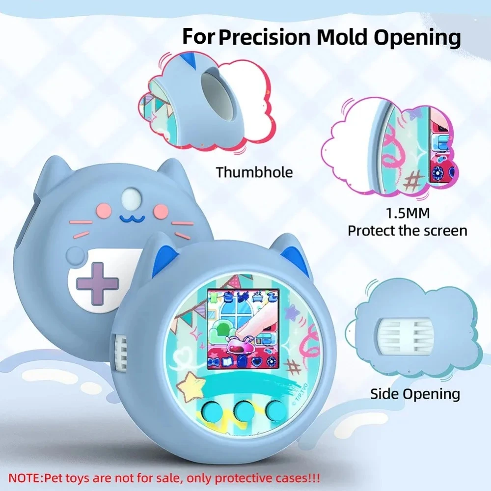 For Punirunes Soft Puni Pet Machine Case: Anti-Fall Silicone Protective Shell with Lanyard - Cat-Shaped Soft Cover
For Punirunes Soft Puni Pet Machine Case: Anti-Fall Silicone Protective Shell with Lanyard - Cat-Shaped Soft Cover