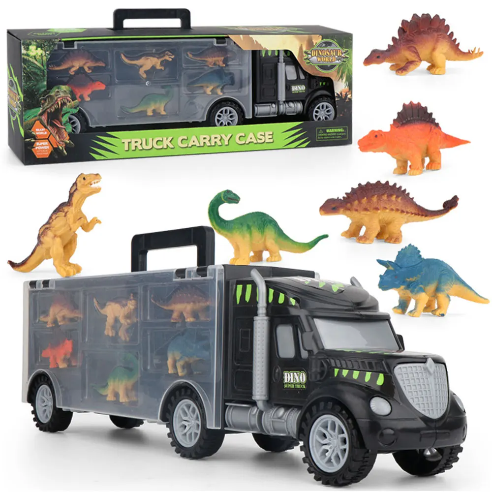 DIY Container Truck Creative Dinosaur Model Toys Transport Car Easy Carry Storage Boy Car Model Toy Boy Gift Set Storage Toys
DIY Container Truck Creative Dinosaur Model Toys Transport Car Easy Carry Storage Boy Car Model Toy Boy Gift Set Storage Toys