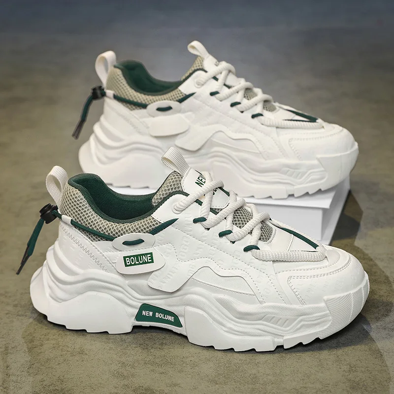 Мужская спортивная обувь, классические мягкие кожаные удобные дышащие повседневные кроссовки, новинка 2025 года, модные мужские кроссовки на толстой подошве с противоскользящим покрытием
Мужская спортивная обувь, классические мягкие кожаные удобные дышащие повседневные кроссовки, новинка 2025 года, модные мужские кроссовки на толстой подошве с противоскользящим покрытием