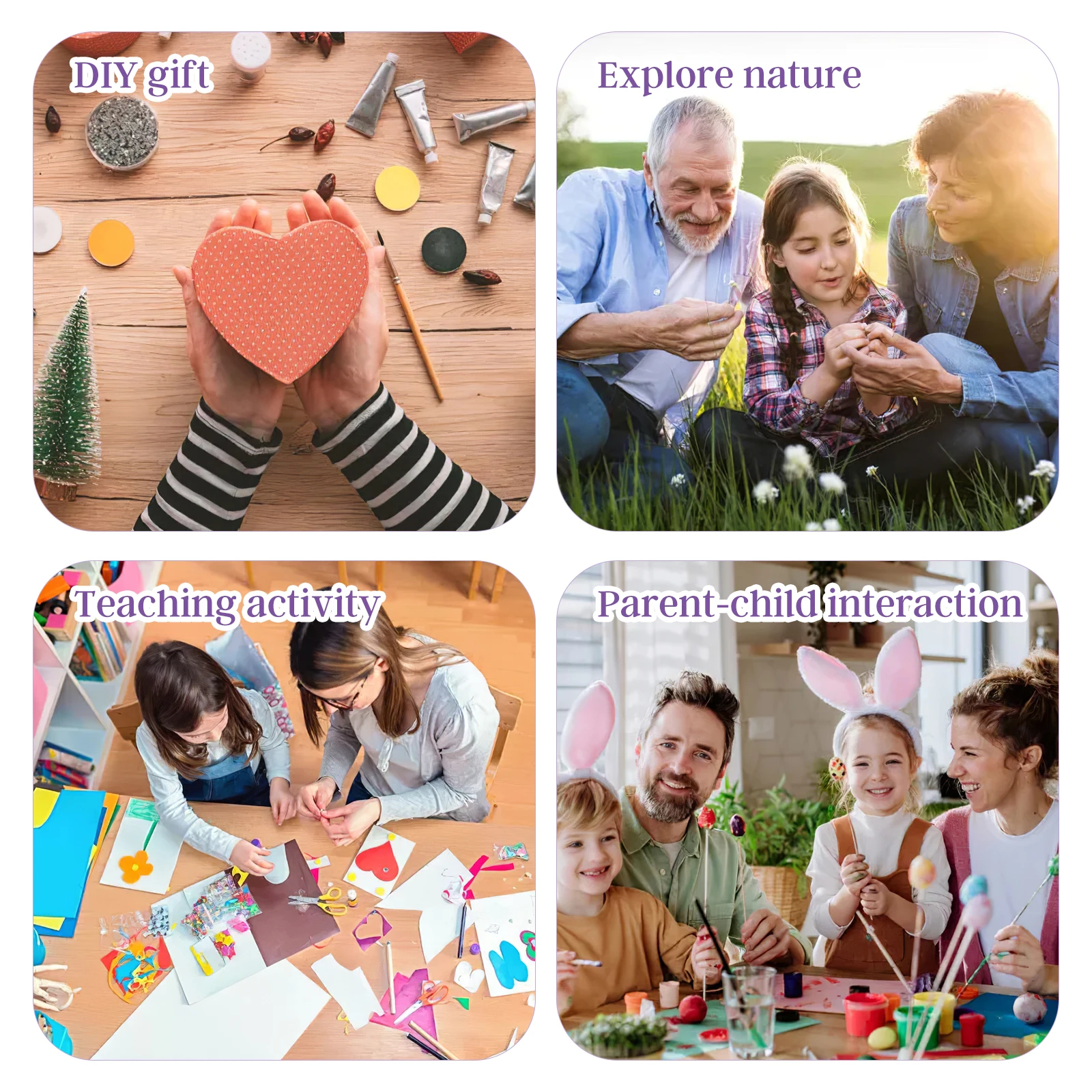 4 set 4 Sets Kit DIY Materials Toy Kids Educational Fun Activity Diy Paper Kaleidoscope Creativity
4 set 4 Sets Kit DIY Materials Toy Kids Educational Fun Activity Diy Paper Kaleidoscope Creativity