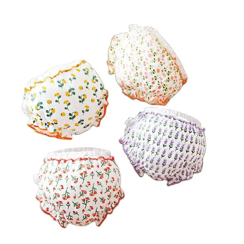 4Pcs Girls' underwear Spring and summer new cotton breathable bread pants Combed cotton breathable briefs Infant underwear
4Pcs Girls' underwear Spring and summer new cotton breathable bread pants Combed cotton breathable briefs Infant underwear