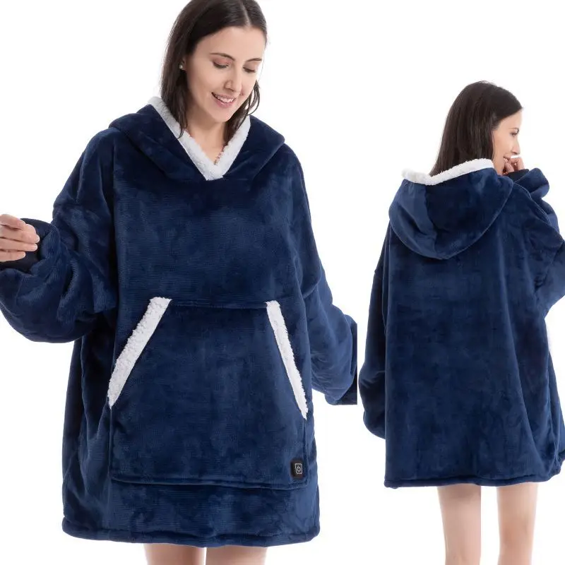 Одеяло с подогревом, электрическое одеяло, носимое ленивое одеяло, сохраняющее тепло, фланелевой капюшон с капюшоном, трехуровневая регулировка температуры
Одеяло с подогревом, электрическое одеяло, носимое ленивое одеяло, сохраняющее тепло, фланелевой капюшон с капюшоном, трехуровневая регулировка температуры