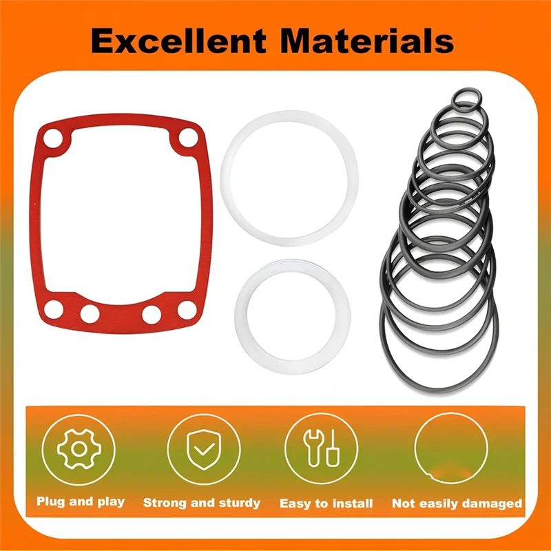 Nailer Rebuild Kit Fit With 402707 Gasket Cover 402725 Cylinder Seal 403700 O-Ring Rebuild Kit 405243 Flange Sleeve-A57X
Nailer Rebuild Kit Fit With 402707 Gasket Cover 402725 Cylinder Seal 403700 O-Ring Rebuild Kit 405243 Flange Sleeve-A57X