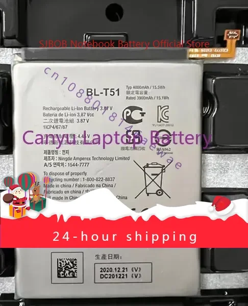 100% новый аккумулятор BL-T51 емкостью 4000 мАч для смартфона LG BL T51, аккумулятор для мобильного телефона, высококачественные аккумуляторы с номером отслеживания
100% новый аккумулятор BL-T51 емкостью 4000 мАч для смартфона LG BL T51, аккумулятор для мобильного телефона, высококачественные аккумуляторы с номером отслеживания
