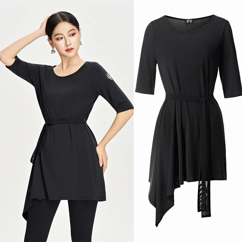 Новинка 2025, свободное платье для латинских танцев с короткими рукавами для женщин, сексуальное платье нестандартной формы для тренировок, чача-румба, латинские костюмы, DN22258
Новинка 2025, свободное платье для латинских танцев с короткими рукавами для женщин, сексуальное платье нестандартной формы для тренировок, чача-румба, латинские костюмы, DN22258