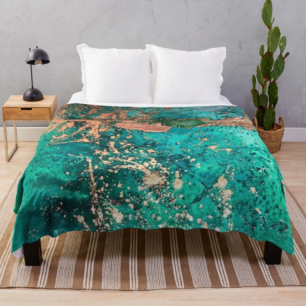 Universe Birth, Aqua and Copper Abstract Throw Blanket Soft Plush Plaid Blankets For Sofas Retro Blankets blankets for winter
Universe Birth, Aqua and Copper Abstract Throw Blanket Soft Plush Plaid Blankets For Sofas Retro Blankets blankets for winter