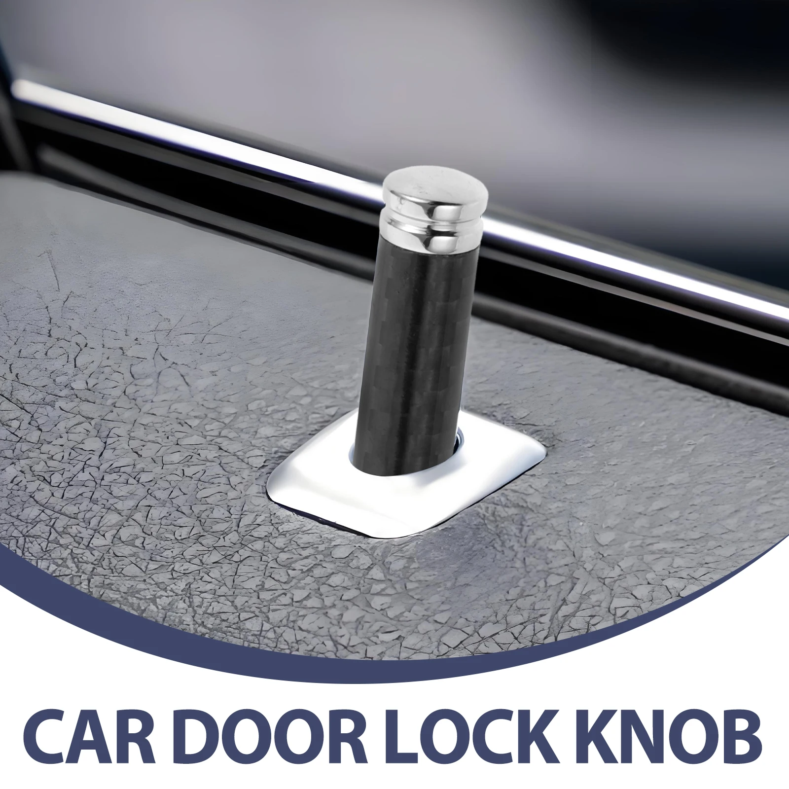 4pcs Car Door Locks Pin Interior Universal Parts Knob Pull Pins Durable Carbon Fiber Easy Installation Security Upgrade Vehicle
4pcs Car Door Locks Pin Interior Universal Parts Knob Pull Pins Durable Carbon Fiber Easy Installation Security Upgrade Vehicle
