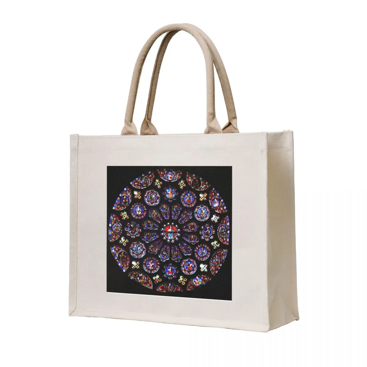Rose Windows of the Chartres Cathedral Tote Bag Beach bag tote bag Fabric 
Rose Windows of the Chartres Cathedral Tote Bag Beach bag tote bag Fabric