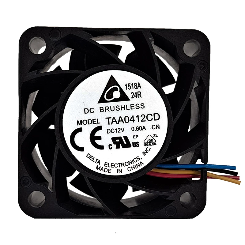 TAA0412CD-CN 12V 0.6A 4020 4cm 15600rpm 4-проводной PWM регулятор скорости delta охлаждающий вентилятор
TAA0412CD-CN 12V 0.6A 4020 4cm 15600rpm 4-проводной PWM регулятор скорости delta охлаждающий вентилятор