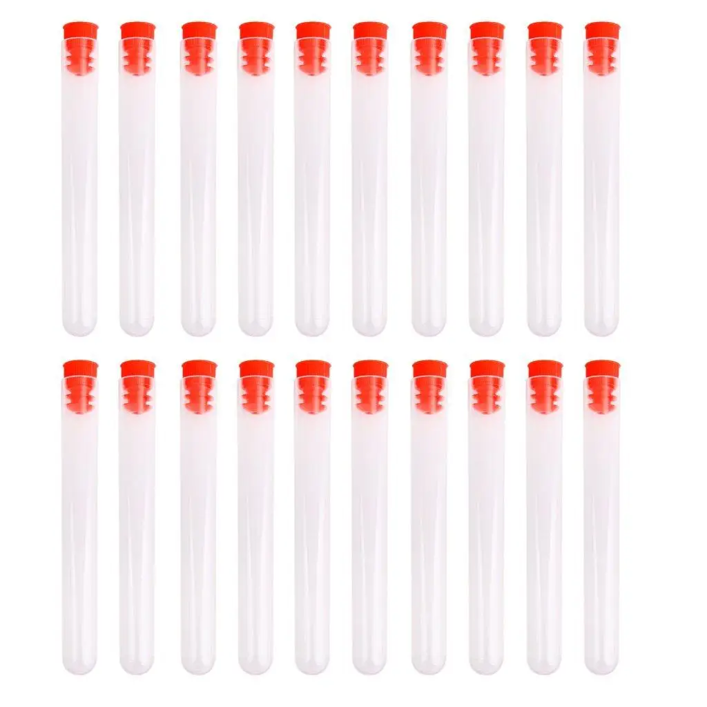 20Pcs Red Plastic Test Tubes Non-Graduated 75x12mm Leakproof Screw Sample Craft Tubes Plastic Test Tube
20Pcs Red Plastic Test Tubes Non-Graduated 75x12mm Leakproof Screw Sample Craft Tubes Plastic Test Tube