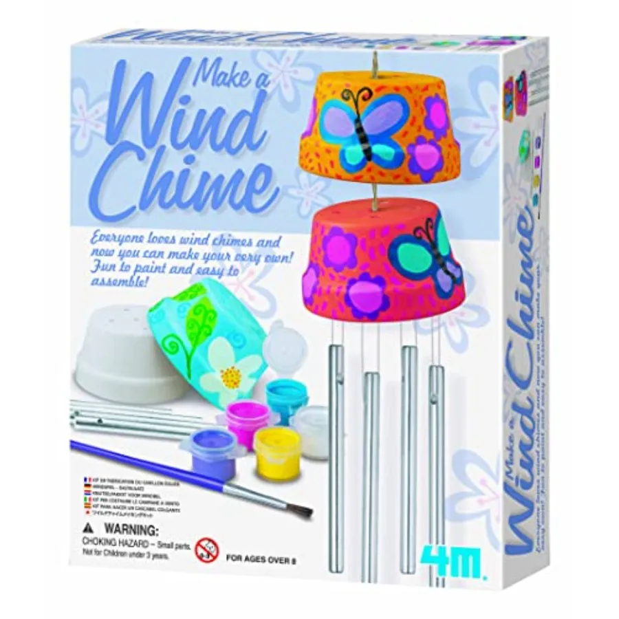 Make A Wind Chime Kit - Arts and Crafts DIY Kit - Set of 6
Make A Wind Chime Kit - Arts and Crafts DIY Kit - Set of 6