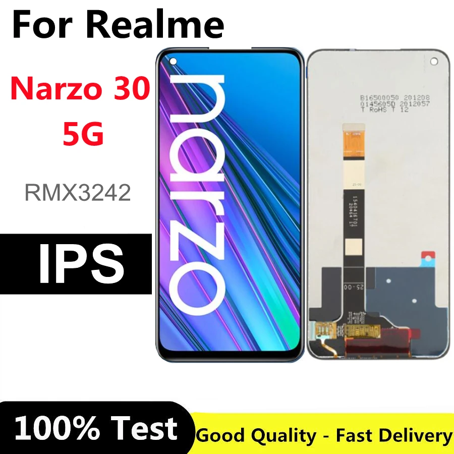 6,5 "для Realme Narzo 30 5G ЖК-дисплей с цифровым преобразователем сенсорного экрана в сборе для Realme Narzo 30 5G RMX3242 Замена ЖК-дисплея
6,5 "для Realme Narzo 30 5G ЖК-дисплей с цифровым преобразователем сенсорного экрана в сборе для Realme Narzo 30 5G RMX3242 Замена ЖК-дисплея