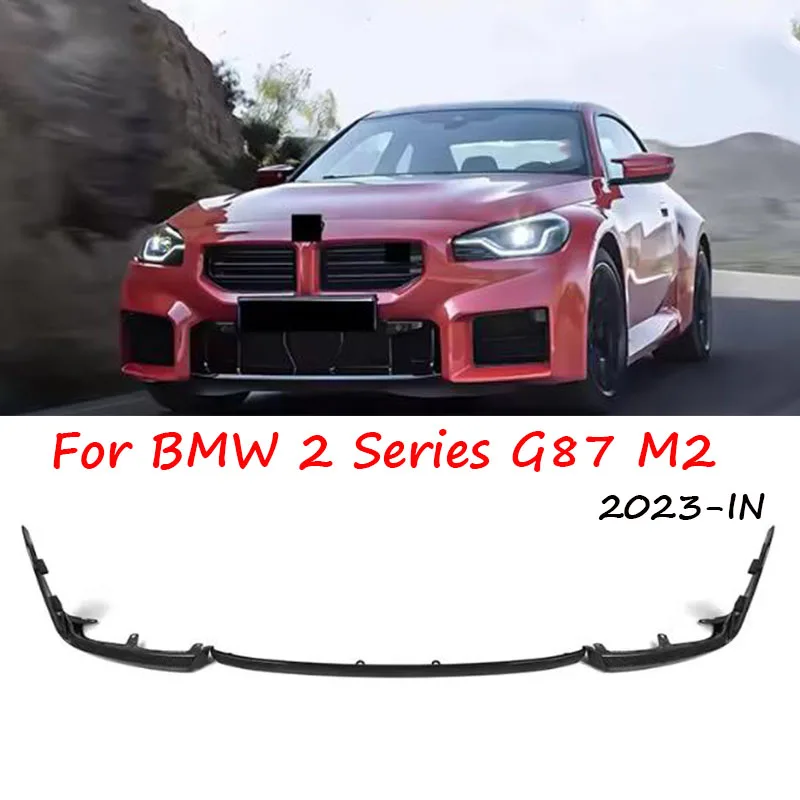 For BMW G87 M2 2023-IN Real Dry Carbon Fiber Front Lip Replace Install MP Style Front Bumper Lip Spoiler Lip Splitter
For BMW G87 M2 2023-IN Real Dry Carbon Fiber Front Lip Replace Install MP Style Front Bumper Lip Spoiler Lip Splitter