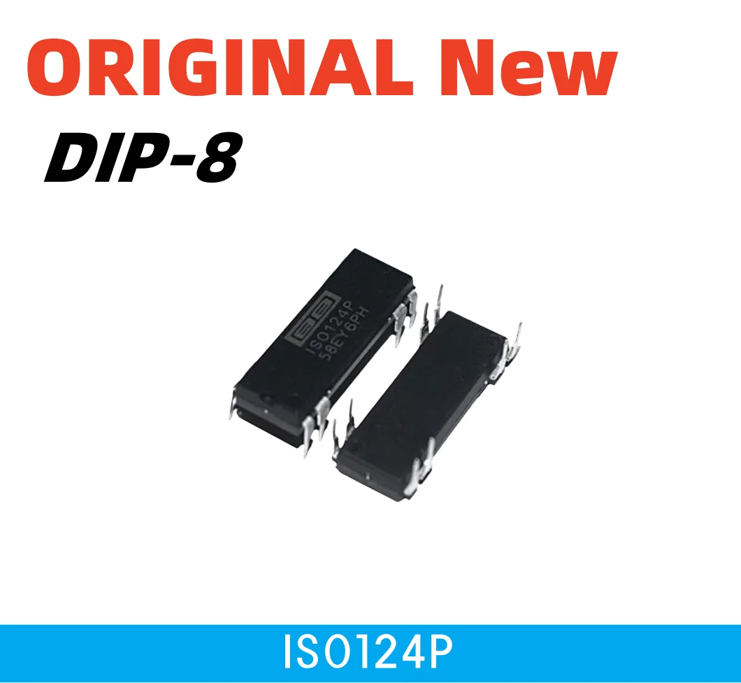 ISO124P DIP8 Precision Isolation Amplifier IC - Original Stock for PLC/Medical Devices EU/RU Warehouse
ISO124P DIP8 Precision Isolation Amplifier IC - Original Stock for PLC/Medical Devices EU/RU Warehouse