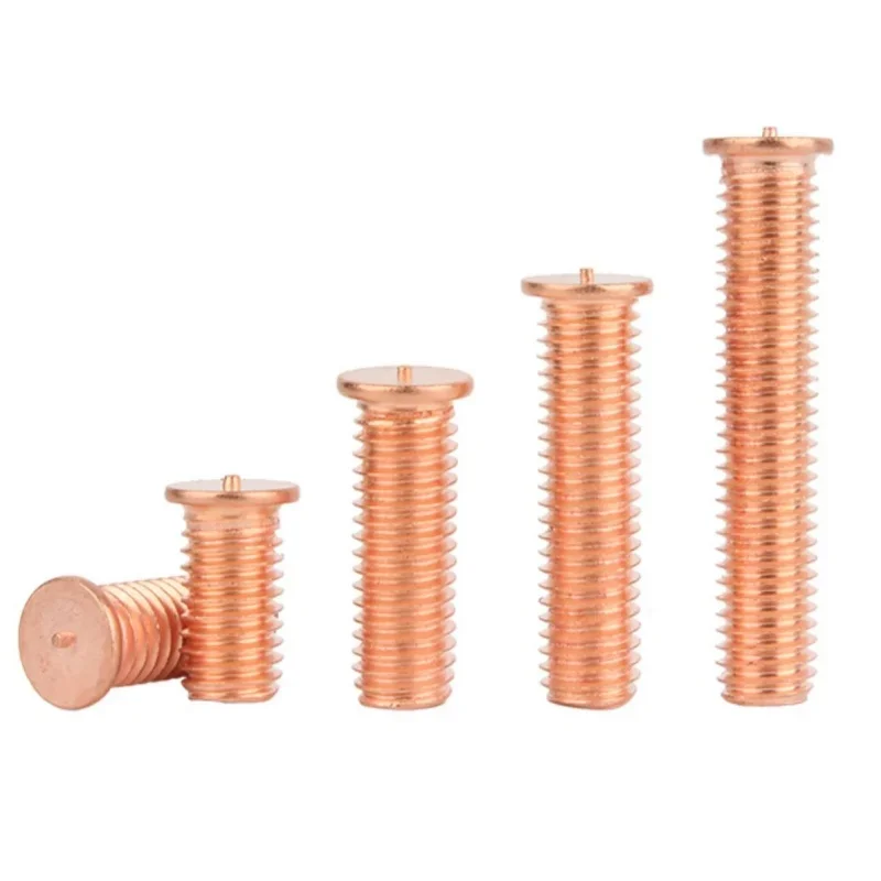 Copper Plated Spot Welding Screw M3 M4 M5 M6 M8 Carbon Steel Solder Point Bolt Weld Stud Welding Nails For Capacitor Discharge
Copper Plated Spot Welding Screw M3 M4 M5 M6 M8 Carbon Steel Solder Point Bolt Weld Stud Welding Nails For Capacitor Discharge