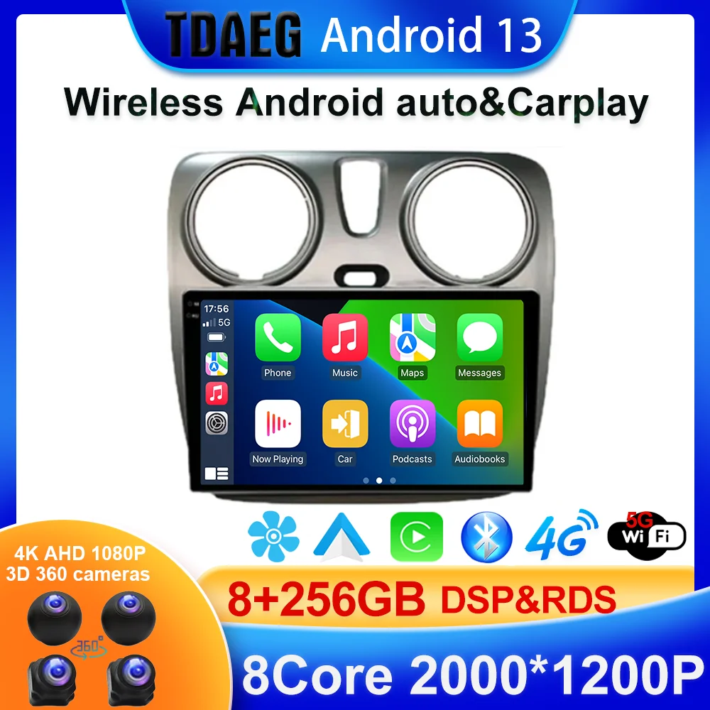 Android 13 For Renault Lodgy 2021 For Dokker 2012 - 2020 Multimedia Head Unit Car Player Auto Radio Navigation GPS Stereo DVD
Android 13 For Renault Lodgy 2021 For Dokker 2012 - 2020 Multimedia Head Unit Car Player Auto Radio Navigation GPS Stereo DVD