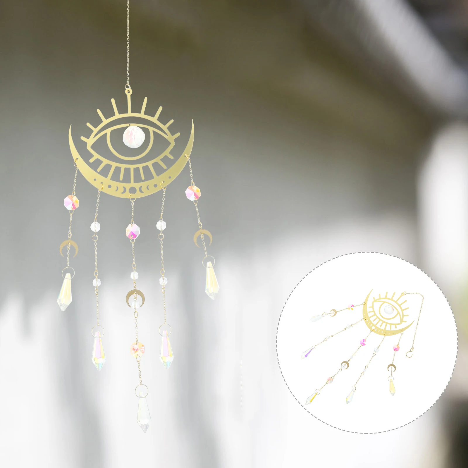 's Eye Pendant Adorable Sun Catcher Ornament Hanging Crystals for Decoration
's Eye Pendant Adorable Sun Catcher Ornament Hanging Crystals for Decoration