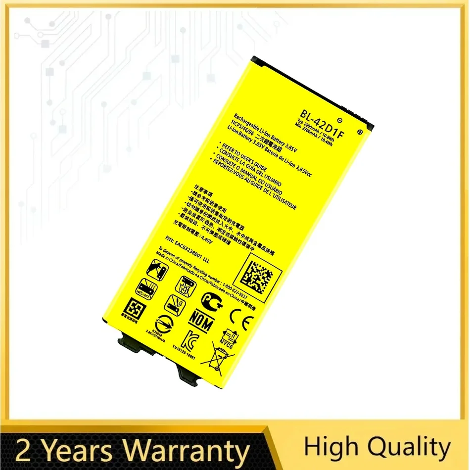 Совершенно новые аккумуляторы BL-42D1F для LG G5 H820 H830 H831 H840 H850 H860N H860 H868 F700 VS987 LS992 US992 F700L F700S F700k
Совершенно новые аккумуляторы BL-42D1F для LG G5 H820 H830 H831 H840 H850 H860N H860 H868 F700 VS987 LS992 US992 F700L F700S F700k