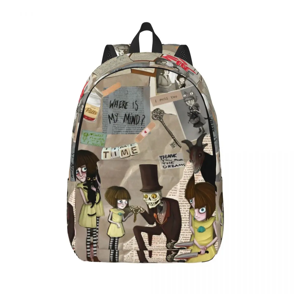 Fran Bow Little Cute Girl Cool Backpack Lightweight School Hiking Travel Mr Midnight Game Daypack Men Women College Canvas Bags
Fran Bow Little Cute Girl Cool Backpack Lightweight School Hiking Travel Mr Midnight Game Daypack Men Women College Canvas Bags