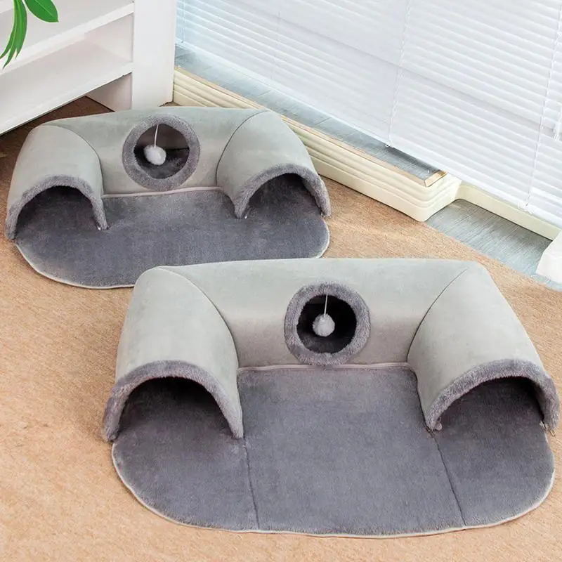 Cat Tunnel For Indoor Cats U Shape Cat Cave Washable Removable Cat Beds Seasonal Cat Couch Foldable Play With Plush Ball Pet
Cat Tunnel For Indoor Cats U Shape Cat Cave Washable Removable Cat Beds Seasonal Cat Couch Foldable Play With Plush Ball Pet