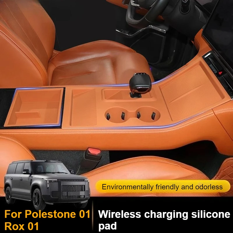 Силиконовый коврик для беспроводной зарядки BAIC Jishi Polestone 01 Rox 01, противоскользящий коврик для чашки центральной консоли, аксессуары для интерьера
Силиконовый коврик для беспроводной зарядки BAIC Jishi Polestone 01 Rox 01, противоскользящий коврик для чашки центральной консоли, аксессуары для интерьера