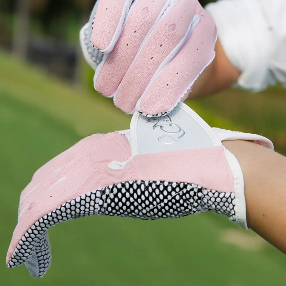 Breathable Women's Golf Gloves Wear Resistant Anti-Slip Particles Outdoor Sports Gloves Elastic Soft PU Leather Golf Mittens
Breathable Women's Golf Gloves Wear Resistant Anti-Slip Particles Outdoor Sports Gloves Elastic Soft PU Leather Golf Mittens