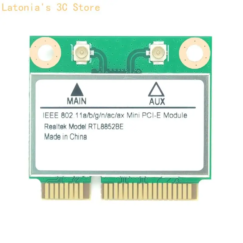 X3ub Wi -Fi 6 RTL8852 Беспроводная карта 2,4 ГГц и 5 ГГц 1800 м плавно подключаемая сетевая карта для ноутбуков и ПК
X3ub Wi -Fi 6 RTL8852 Беспроводная карта 2,4 ГГц и 5 ГГц 1800 м плавно подключаемая сетевая карта для ноутбуков и ПК
