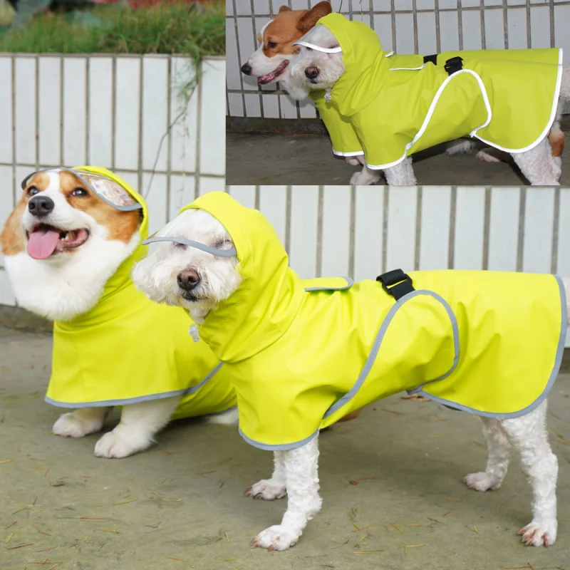 ChongtapetPet Dog Full Coverage Waterproof Rain Poncho Corgi, Shiba Inu, Teddy, French Bulldog, Small, Medium, Large Dogs Ra
ChongtapetPet Dog Full Coverage Waterproof Rain Poncho Corgi, Shiba Inu, Teddy, French Bulldog, Small, Medium, Large Dogs Ra