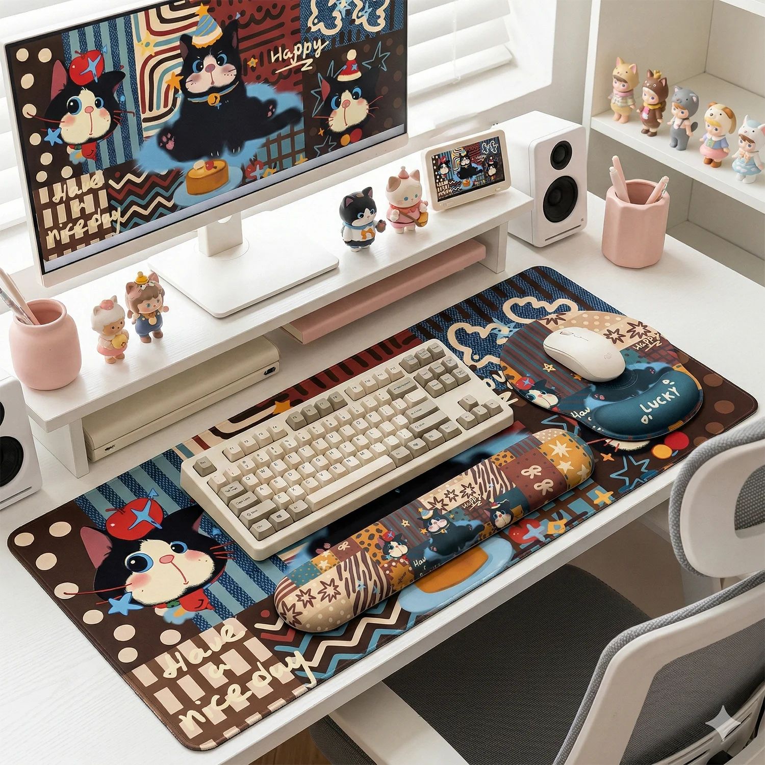 Keyboard Wrist Rest Maillard Cat Wrist Rest Mouse Pad Non-slip Durable Keyboard Wrist Pad Ergonomic Hand Rest for Office Gaming
Keyboard Wrist Rest Maillard Cat Wrist Rest Mouse Pad Non-slip Durable Keyboard Wrist Pad Ergonomic Hand Rest for Office Gaming