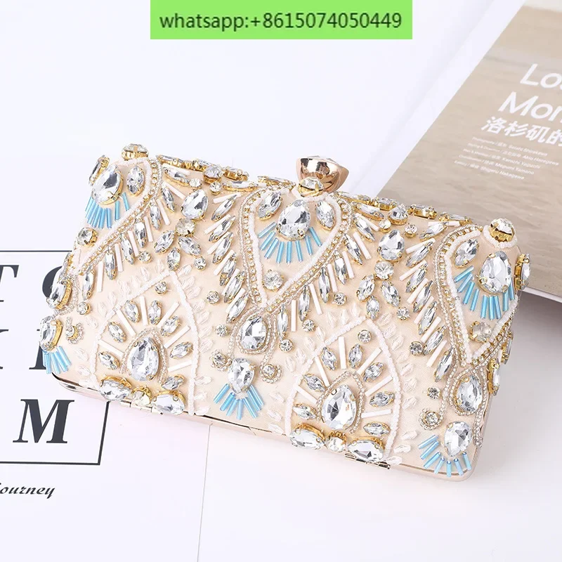 Women's Diamond Set Dinner Bag New Product Hot Selling Style European and American Style Handheld Evening Bag
Women's Diamond Set Dinner Bag New Product Hot Selling Style European and American Style Handheld Evening Bag