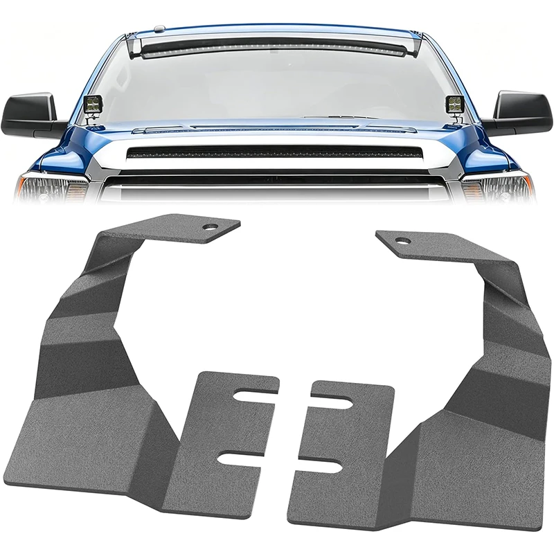 2-Piece A-Pillar Led Light Mounting Bracket Kit Suitable for 2014 to 2021 Toyota Tundra Hood Side Led Pod Bracket Work Light Sport Light Bracket Accessories
2-Piece A-Pillar Led Light Mounting Bracket Kit Suitable for 2014 to 2021 Toyota Tundra Hood Side Led Pod Bracket Work Light Sport Light Bracket Accessories