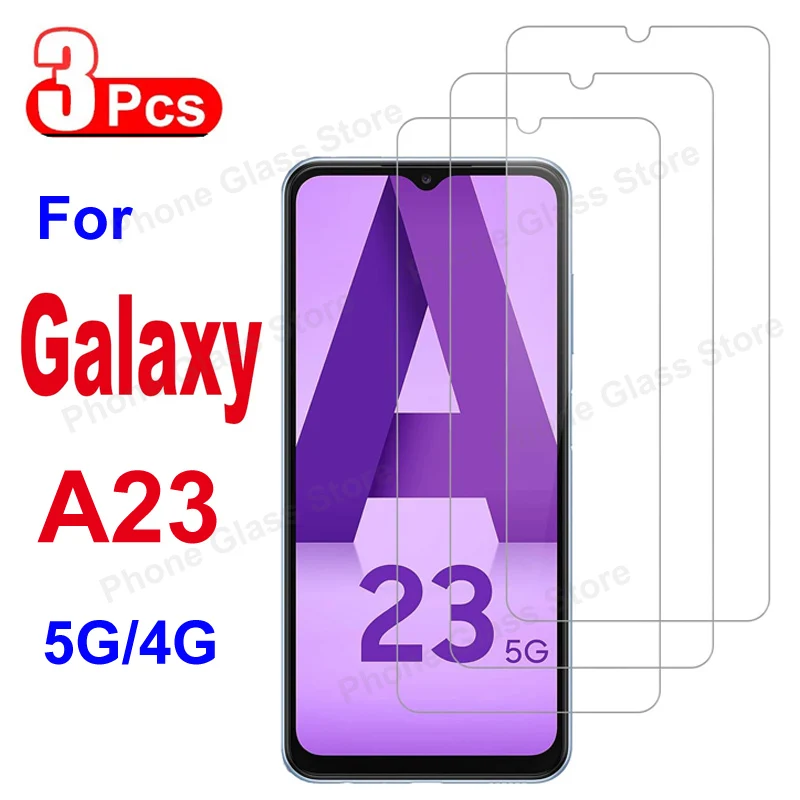 3Pcs Screen Protector Glass For Samsung Galaxy A23 5G 4G Tempered Glass Film HD Crystal Clear 9H High Aluminum Anti
3Pcs Screen Protector Glass For Samsung Galaxy A23 5G 4G Tempered Glass Film HD Crystal Clear 9H High Aluminum Anti