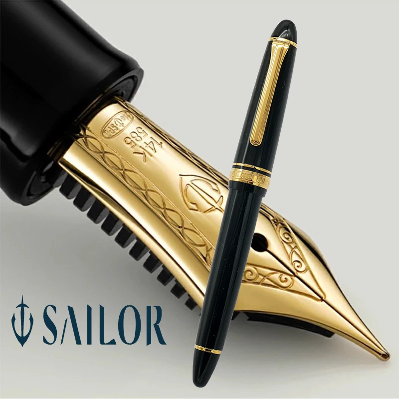 Japanese SAILOR Classic 14K Gold Pen 100 Year Brand Quality Pen Writing Stationery
Japanese SAILOR Classic 14K Gold Pen 100 Year Brand Quality Pen Writing Stationery