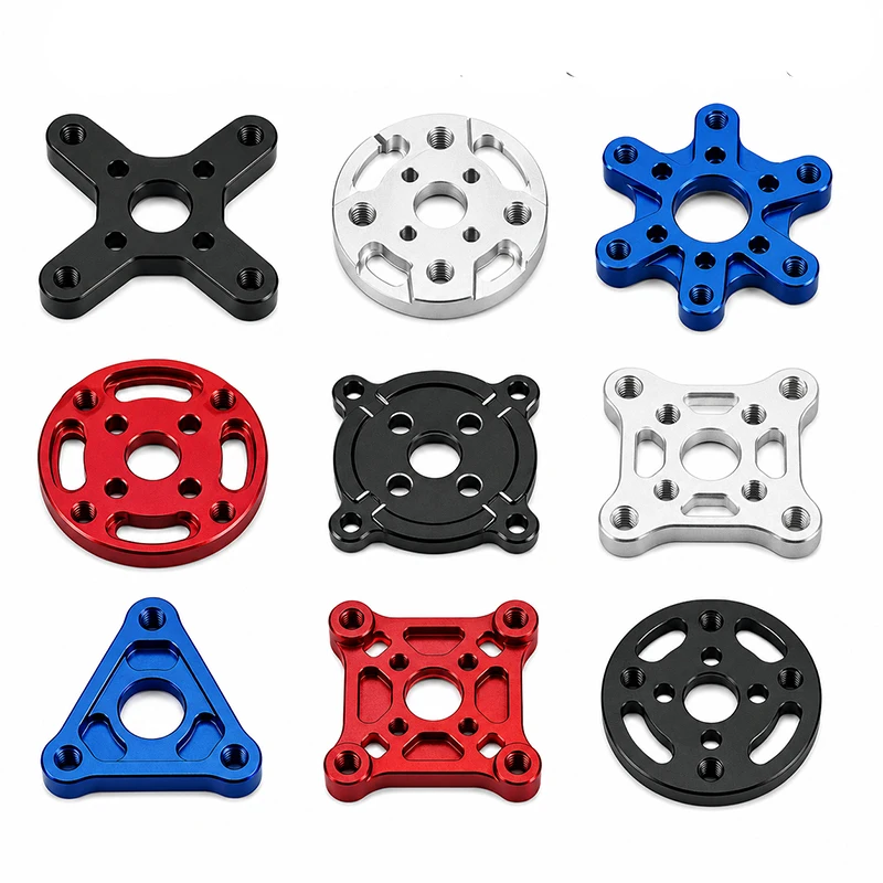 CNC Custom Drone Accessories Anodized Aluminum FPV Racing UAV Frame Components
CNC Custom Drone Accessories Anodized Aluminum FPV Racing UAV Frame Components