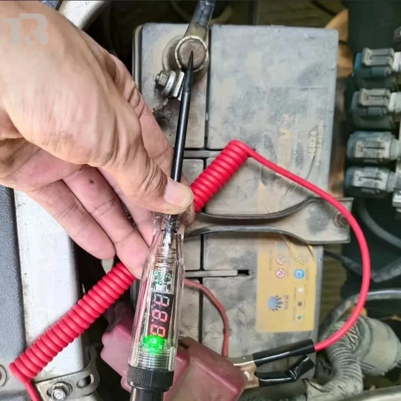 6V/12V/24V LED Digital Voltage Display Automotive Circuit Test Pen Long Probe Circuit Detector Check Vehicle Circuit Telescoping
6V/12V/24V LED Digital Voltage Display Automotive Circuit Test Pen Long Probe Circuit Detector Check Vehicle Circuit Telescoping